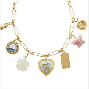 Charm necklace by Brinker & Eliza. Never wore it.